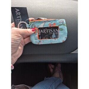 NWT Lang Color My World Kieler Wallet Artwork By Lisa Kraus Doves Floral NEW